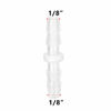 Picture of Quickun Plastic Hose Barb Fitting, 1/8" x 1/8" Barbed Splicer Mender Joint Adapter Union Fitting ( Pack of 10 )