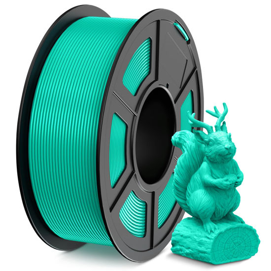 GetUSCart- SUNLU 3D Printer Filament, Neatly Wound PLA Filament 1.75 mm  Dimensional Accuracy +/- 0.02mm, Fit Most FDM 3D Printers, Good Vacuum  Packaging Consumables, 1kg Spool(2.2lbs), 330 Meters, Mint Green