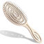 Picture of Ninabella Organic Detangling Hair Brush for Women, Men & Children - Does not Pull on Hair - Hair Straightening Brushes for Straight, Curly & Wet Hair - Unique Spiral Hairbrush