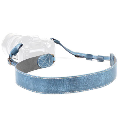 Picture of MegaGear SLR, DSLR Sierra Series Genuine Leather Camera Shoulder or Neck Strap