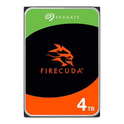 Picture of Seagate FireCuda HDD 4TB Internal Hard Drive HDD - 3.5 Inch CMR SATA 6Gb/s 7200RPM 256MB Cache 300TB/year with Rescue Services (ST4000DX005)