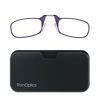 Picture of ThinOptics unisex-adult Reading Glasses + Black Universal Pod Case | Purple Frames, 1.00 Strength Readers Purple Frames / Black Case, 44 mm