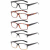 Picture of NORPERWIS Reading Glasses 5 Pairs Quality Readers Spring Hinge Glasses for Reading for Men and Women (5 Pack Mix Color, 1.25)