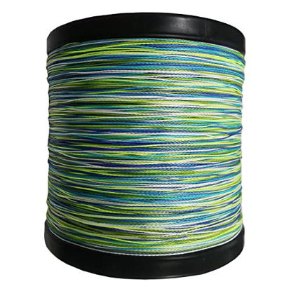 Picture of Reaction Tackle Braided Fishing Line Camo Aqua 80LB 1000yd