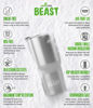 Picture of Beast 20 oz Tumbler Stainless Steel Vacuum Insulated Coffee Ice Cup Double Wall Travel Flask (Aquamarine Blue)