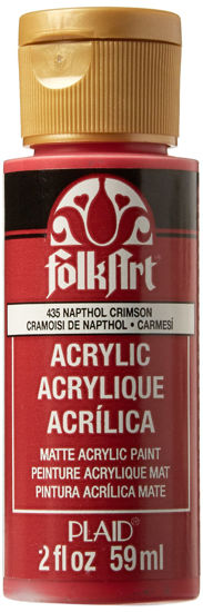 Picture of FolkArt Acrylic Paint in Assorted Colors (2 Ounce), 435 Napthol Crimson