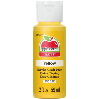Picture of Apple Barrel Acrylic Paint in Assorted Colors (2 fl Oz), K20502 Yellow