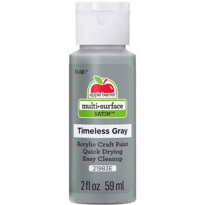 Picture of Apple Barrel Multi Surface Acrylic Paint, 2 oz, Timeless Gray 2 Fl Oz