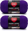 Picture of Red Heart Super Saver Jumbo Amethyst Yarn - 2 Pack of 396g/14oz - Acrylic - 4 Medium (Worsted) - 744 Yards - Knitting/Crochet