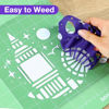 Picture of 12" x 10ft Heat Transfer Vinyl HTV Rolls Purple, Sooez HTV Vinyl for T-Shirt, Iron on Vinyl, Easy to Cut & Weed for DIY Heat Vinyl Design