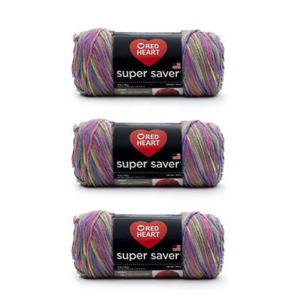 Picture of Red Heart Super Saver Yarn, 3 Pack, Artist Print 3 Count