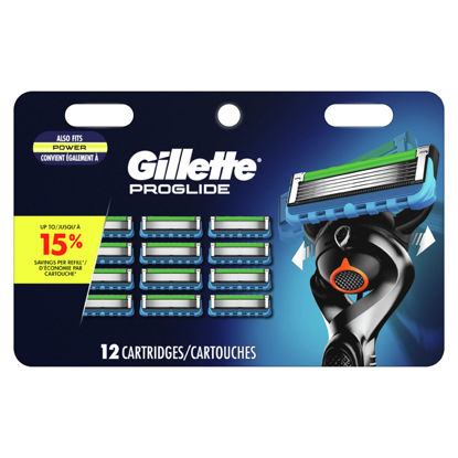 Picture of Gillette ProGlide Mens Razor Blade Refills, 12 Count