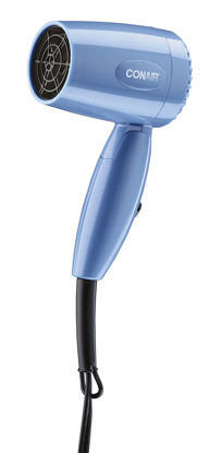 Picture of Conair Travel Hair Dryer with Dual Voltage, 1600W Compact Hair Dryer with Folding Handle, Travel Blow Dryer