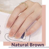 Picture of GAOY Jelly Nude Pink Gel Nail Polish, 16ml Sheer Natural Brown Translucent Color 1302 UV Light Cure Gel Polish for Nail Art DIY Manicure and Pedicure at Home