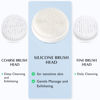 Picture of Facial Cleansing Brush Face Scrubber: COSLUS 3in1 JBK-D Electric Exfoliating Spin Cleanser Device Waterproof Deep Cleaning Exfoliation Rotating Spa Machine - Electronic Acne Skin Wash Spinning System