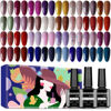 Picture of JODSONE Gel Nail Polish Shiny Nail Polish High Gloss Surface Strengthening Glitter Gel Nail Set Minimalistic Artistic Creation Starter Set 35 Pieces