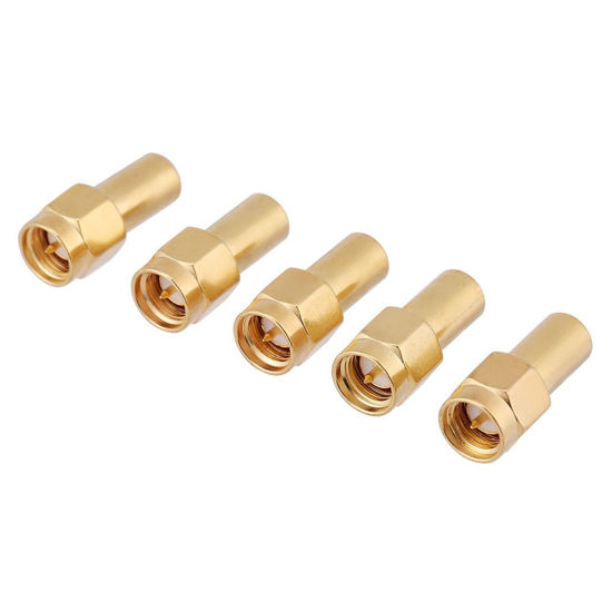 Picture of 5pcs Coaxial Terminators SMA Male Connector RF Coaxial Matched Terminator Termination Load 50 Ohm 2W SMA Terminator