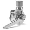 Picture of Yacht Ship RV Marine VHF Antenna Mounts, Ratchet Rail Mount Pipe clamp, 316 Stainless Steel Adjustable Base Mount for Boat