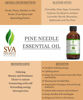 Picture of SVA ORGANICS Pine Needle Essential Oil Large Size 4 OZ (118 ML) Therapeutic Grade, 100% Pure Premium Grade Oil for Skin and Hair Care