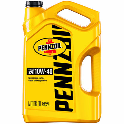 Picture of Pennzoil Conventional 10W-40 Motor Oil (5-Quart, Single-Pack)