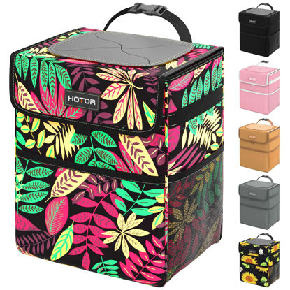 Picture of HOTOR Car Trash Can - Leak-Proof Car Organizer and Storage Bag for The Back/Front/Console of Any Cars,Sedans, SUVs & Trucks Easy-to-Install Car Accessory Interior