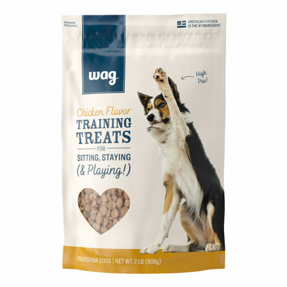 Picture of Amazon Brand - Wag Chicken Flavor Training Treats for Dogs, 2 lb. Bag (32 oz)
