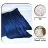 Picture of Natural Mulberry Silk Pillowcase for Hair and Skin Queen Size 20"X30" Silk Pillow Case with Hidden Zipper Soft Breathable Smooth Cooling Silk Pillow Covers for Sleeping(Royal Blue,Queen,1Pcs)