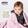 Picture of Bernat Baby Blanket BB Blue Twist Yarn - 1 Pack of 10.5oz/300g - Polyester - #6 Super Bulky - 220 Yards - Knitting/Crochet