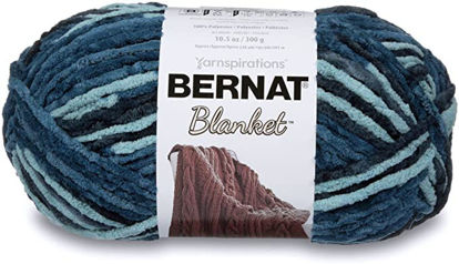 Picture of Bernat Blanket Teal Dreams Yarn - 2 Pack of 300g/10.5oz - Polyester - 6 Super Bulky - 220 Yards - Knitting/Crochet
