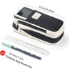 Picture of EASTHILL Big Capacity Pencil Case Large Pencil Pouch Stationery Pen Bag for Teen Girls-Black