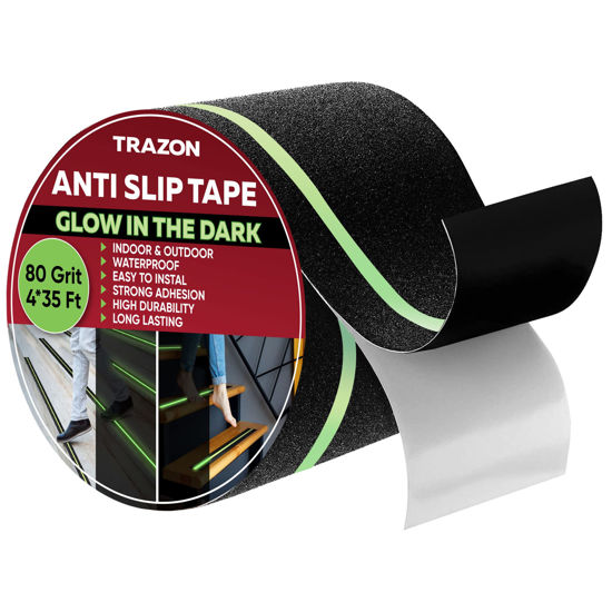 GetUSCart Grip Tape Heavy Duty Anti Slip Tape for Stairs Outdoor/Indoor Waterproof Safety Non