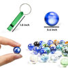 Picture of POPLAY 50 PCS Beautiful Player Marbles Bulk for Marble Games,Multiple Colors(1 Whistle for Free)