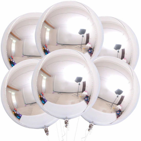 Large shop metallic balloons