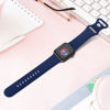 Picture of TreasureMax Sport Band Compatible with Apple Watch Bands 38mm 40mm 41mm 42mm 44mm 45mm 49mm,Soft Silicone Strap Compatible for Apple Watch Serie Ultra 8 7 6 5 4 3 2 1 SE Men Women Navy Blue 38/40/41MM