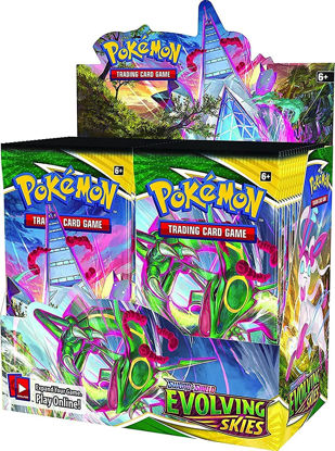  Pokémon TCG: Sword & Shield—Evolving Skies Elite Trainer Box,  Random, Size 6 : Toys & Games