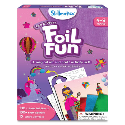 Picture of Skillmatics Art & Craft Activity - Foil Fun Unicorns & Princesses, No Mess Art for Kids, Craft Kits, DIY Activity, Gifts for Ages 4 to 9