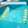 Picture of 3 Pack Upgrated XL Water Pool Floats, 4-in-1 (Hammock, Saddle, Lounge Chair, Drifter) Multi-Purpose Water Pool Float, Non-Stick PVC Material