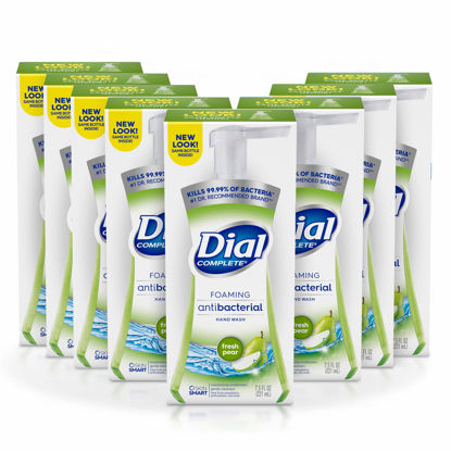 Picture of Dial Complete Antibacterial Foaming Hand Wash, Fresh Pear, 7.5 fl oz (Pack of 8)
