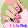 Picture of GAOY Bright Pink Gel Nail Polish, 16ml Soak Off UV Light Cure Gel Polish for Nail Art DIY Manicure at Home, Color 1526