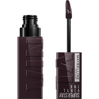 Picture of MAYBELLINE New York Super Stay Vinyl Ink Longwear No-Budge Liquid Lipcolor Makeup, Highly Pigmented Color and Instant Shine, Charged, Brown Lipstick, 0.14 fl oz, 1 Count
