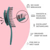 Picture of Ninabella Organic Detangling Hair Brush for Women, Men & Children - Does not Pull on Hair - Hair Straightening Brushes for Straight, Curly & Wet Hair - Unique Spiral Hairbrush