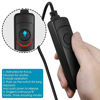 Picture of 3.3ft Shutter Release Remote Control with 11.4ft Extension Cable 2.5mm, AFUNTA RS-60E3 Wired Remote Control Switch Cord Replacement Compatible 70D 100D 1200D Digital Camera DSLR