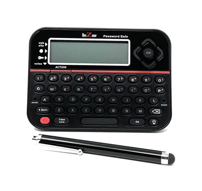 Picture of RecZone LLC Password Safe Electronic Storage Organizer Keeper Device and Stylus Bundle