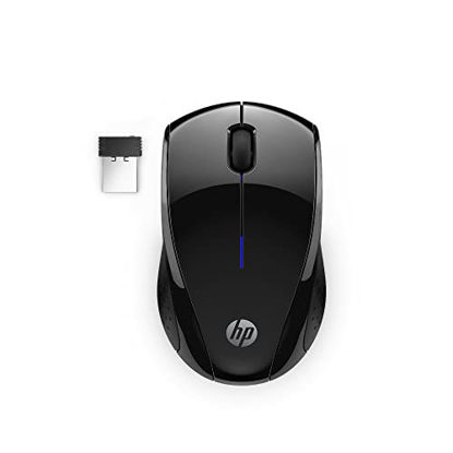 Picture of HP X3000 G3 Wireless Mouse - Black, 15-Month Battery, Side Grips for Control, Travel-Friendly, Blue LED, Powerful 1600 DPI Optical Sensor, compatible with Wins PC/Laptop, Mac, Chromebook (683N7AA#ABL)
