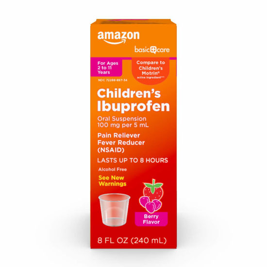 GetUSCart Amazon Basic Care Children's Ibuprofen Oral Suspension 100