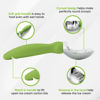 Picture of Spring Chef Ice Cream Scoop with Comfortable Handle, Professional Heavy Duty Sturdy Scooper, Premium Kitchen Tool for Cookie Dough, Gelato, Sorbet, Green