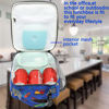 Picture of FlowFly Kids Lunch box Insulated Soft Bag Mini Cooler Back to School Thermal Meal Tote Kit for Girls, Boys, Car