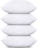 Picture of Utopia Bedding Throw Pillows (Set of 4, White), 17 x 17 Inches Pillows for Sofa, Bed and Couch Decorative Stuffer Pillows