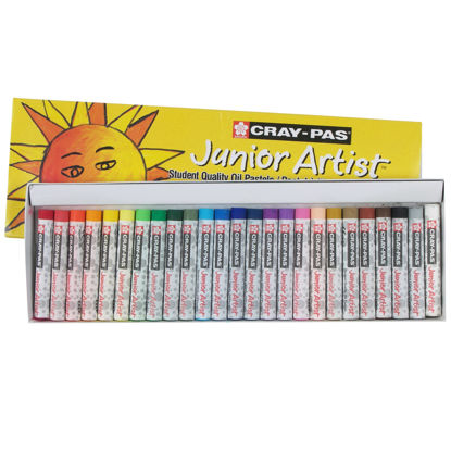 Picture of SAKURA Cray-Pas Junior Artist Oil Pastel Set - Soft Oil Pastels for Kids & Artists - 25 Colors