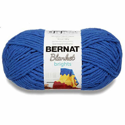 Picture of Bernat Blanket Bright Yarn, Royal Blue